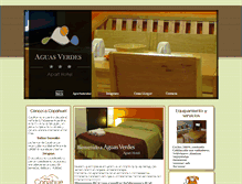 Tablet Screenshot of aguasverdescopahue.com.ar